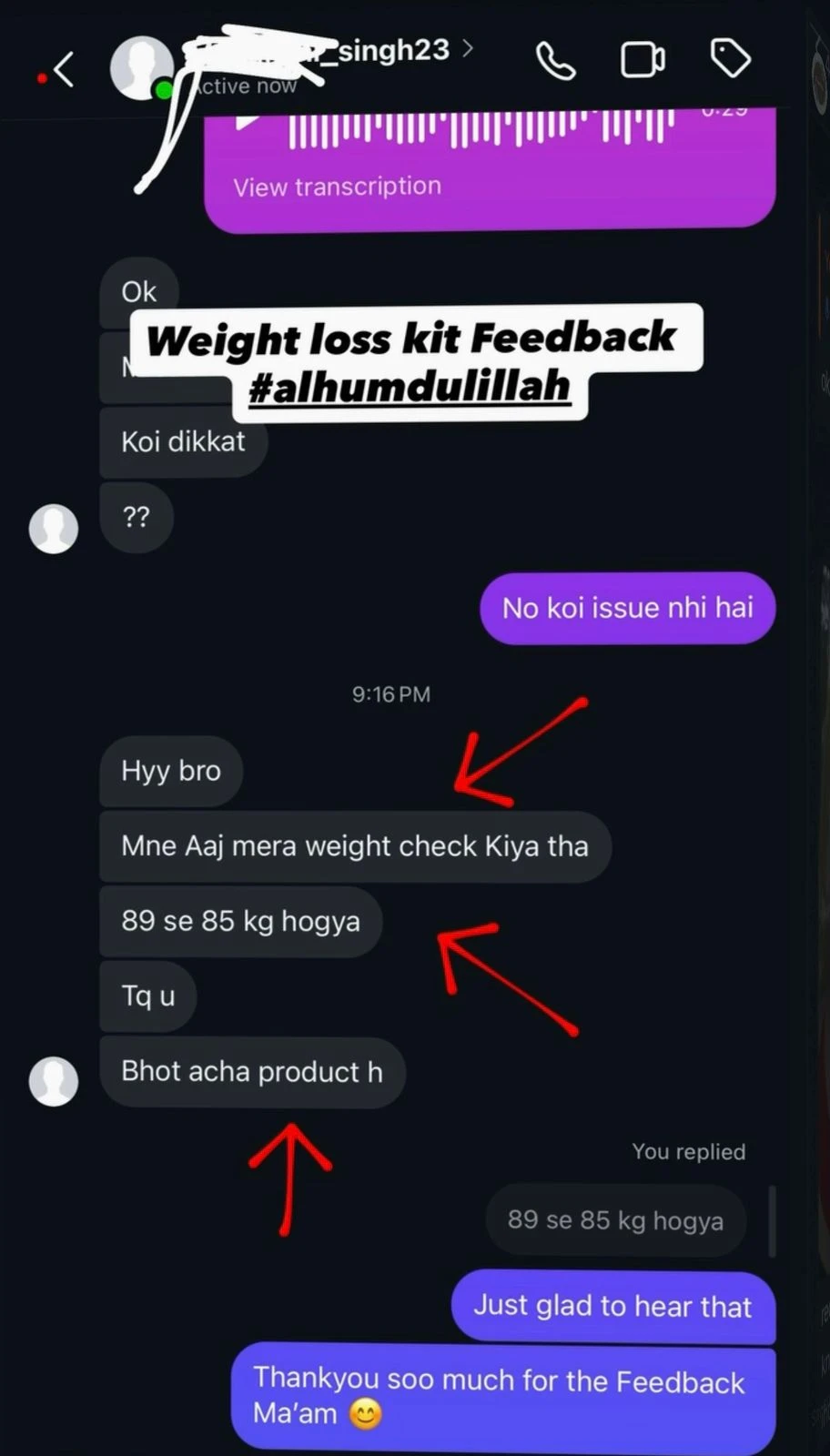 Gurmeet Singh testimonial